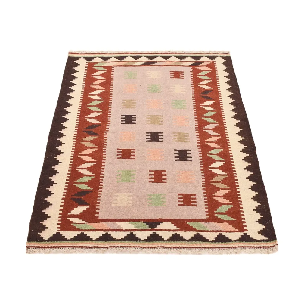 Dywan Kelim - Orientalny - 142 x 102 cm - wielokolorowy