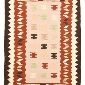 Dywan Kelim - Orientalny - 142 x 102 cm - wielokolorowy