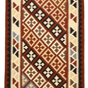 Dywan Kelim - Orientalny - 143 x 102 cm - wielokolorowy