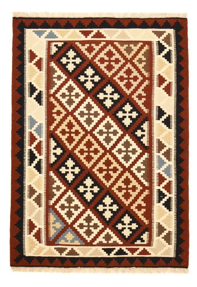 Dywan Kelim - Orientalny - 143 x 102 cm - wielokolorowy
