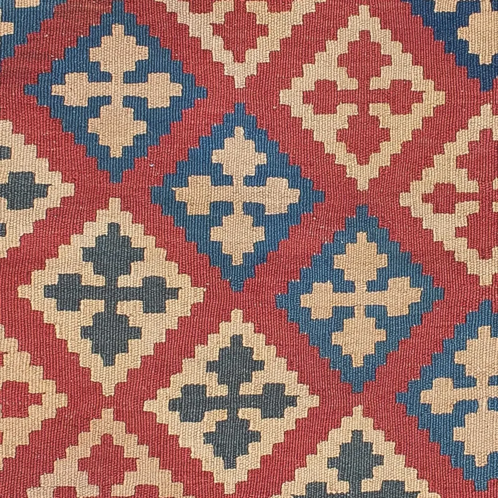 Dywan Kelim - Orientalny - 143 x 117 cm - wielokolorowy