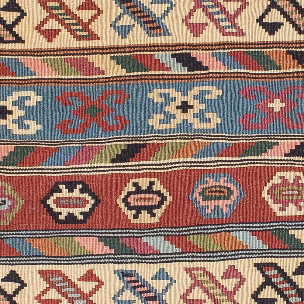Dywan Kelim - Orientalny - 144 x 105 cm - wielokolorowy