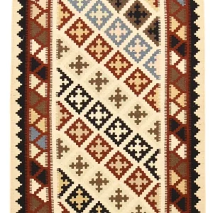 Dywan Kelim - Orientalny - 146 x 100 cm - wielokolorowy