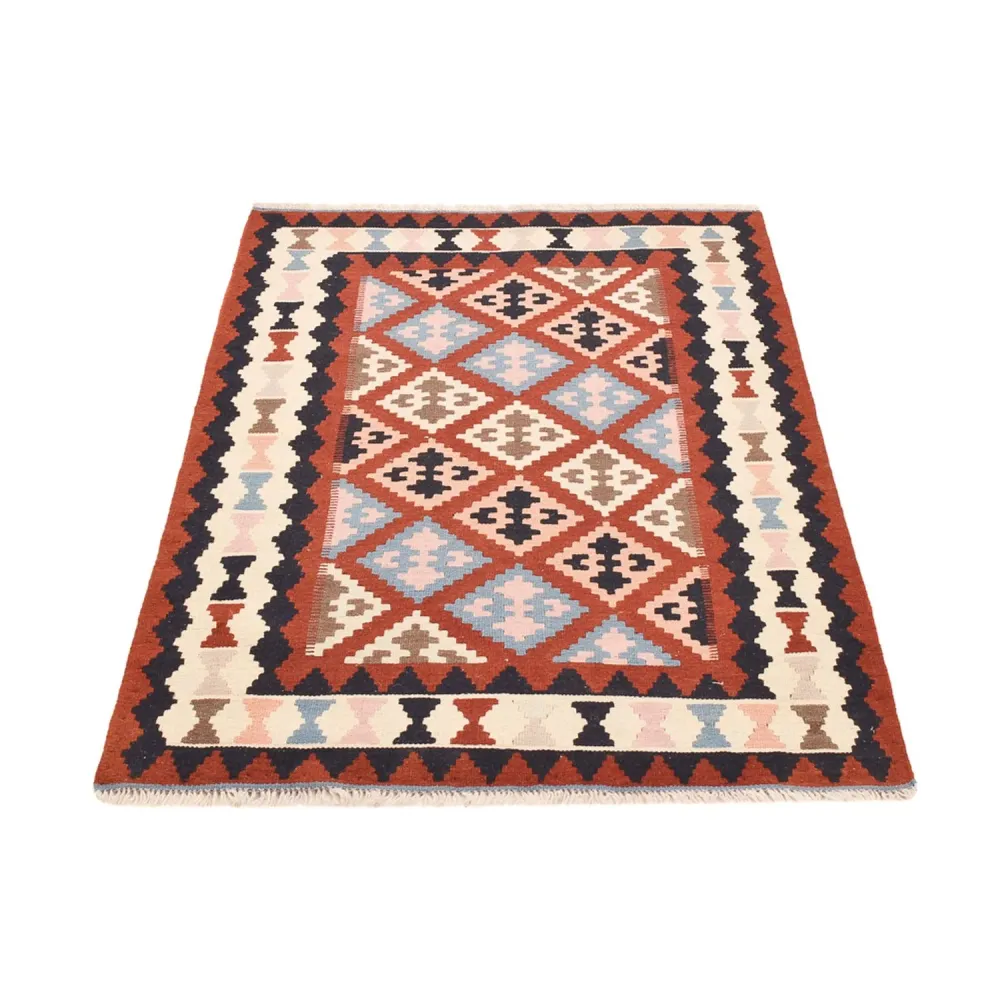 Dywan Kelim - Orientalny - 146 x 102 cm - wielokolorowy