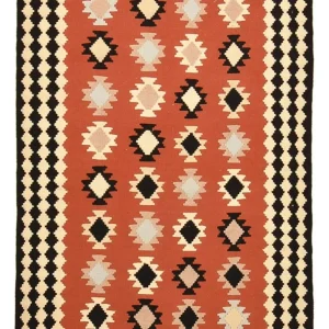 Dywan Kelim - Orientalny - 147 x 100 cm - wielokolorowy