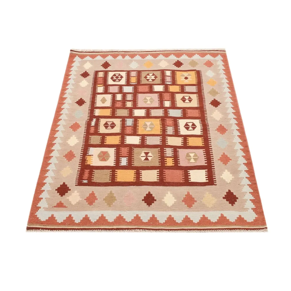 Dywan Kelim - Orientalny - 147 x 103 cm - wielokolorowy