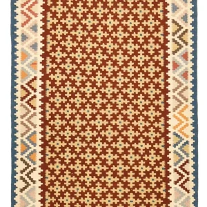 Dywan Kelim - Orientalny - 147 x 98 cm - wielokolorowy