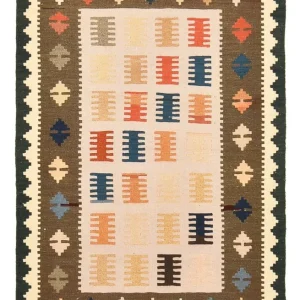 Dywan Kelim - Orientalny - 147 x 97 cm - wielokolorowy