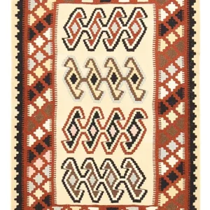 Dywan Kelim - Orientalny - 148 x 105 cm - wielokolorowy