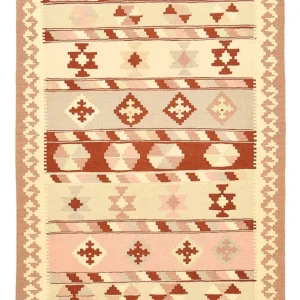 Dywan Kelim - Orientalny - 148 x 105 cm - wielokolorowy