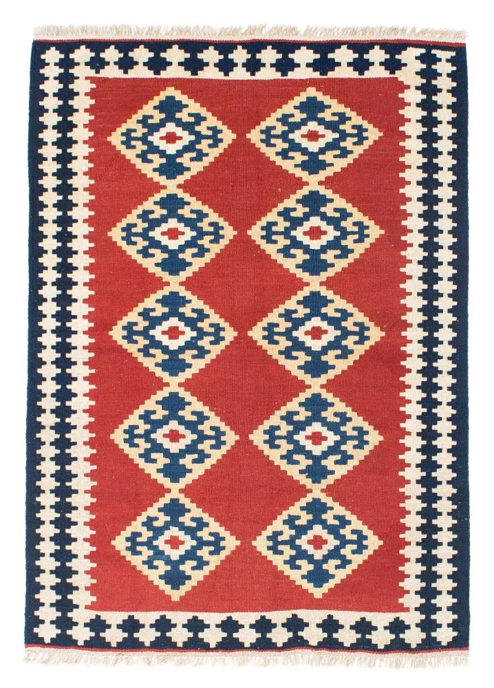 Dywan Kelim - Orientalny - 148 x 108 cm - czerwony