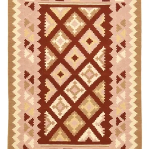 Dywan Kelim - Orientalny - 150 x 104 cm - wielokolorowy