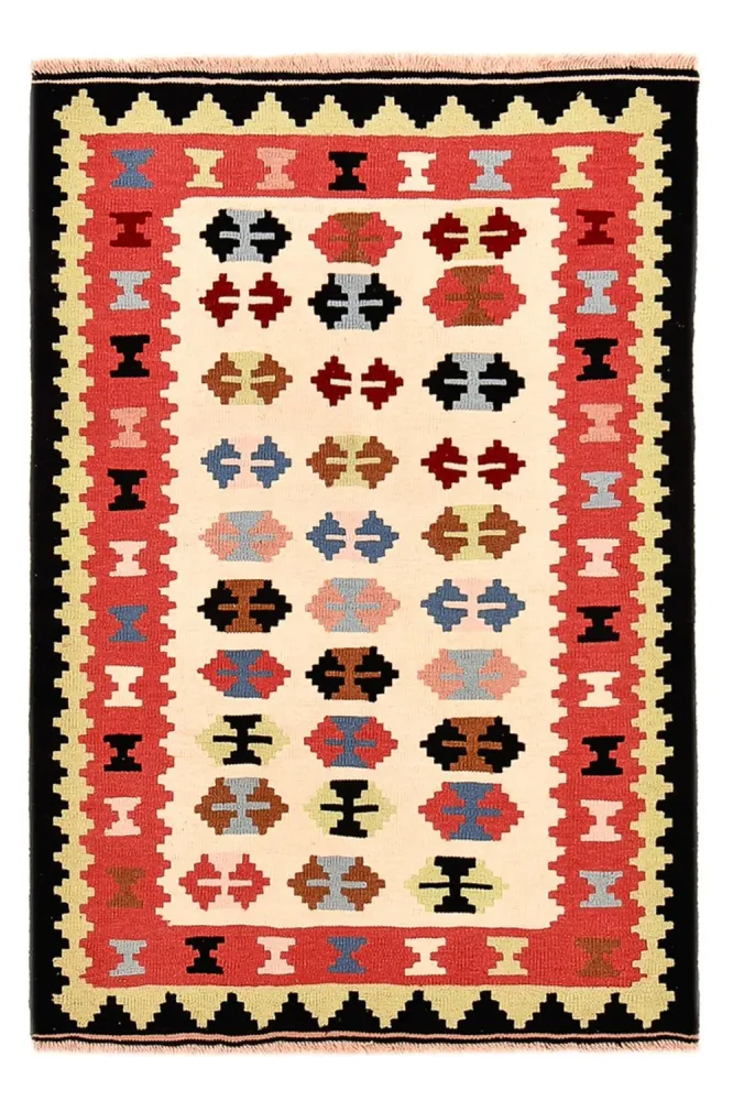 Dywan Kelim - Orientalny - 150 x 105 cm - wielokolorowy