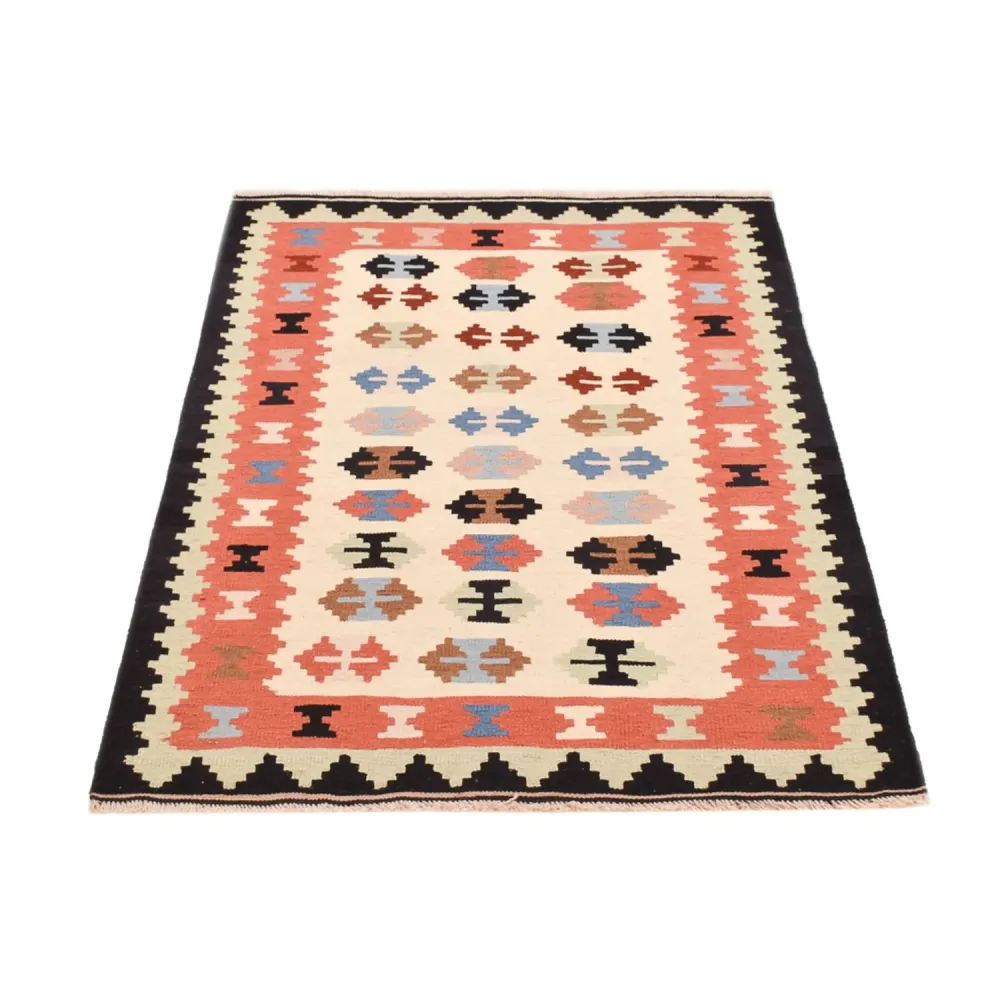 Dywan Kelim - Orientalny - 150 x 105 cm - wielokolorowy