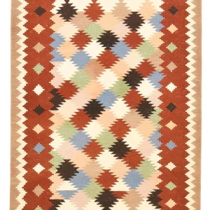 Dywan Kelim - Orientalny - 150 x 105 cm - wielokolorowy