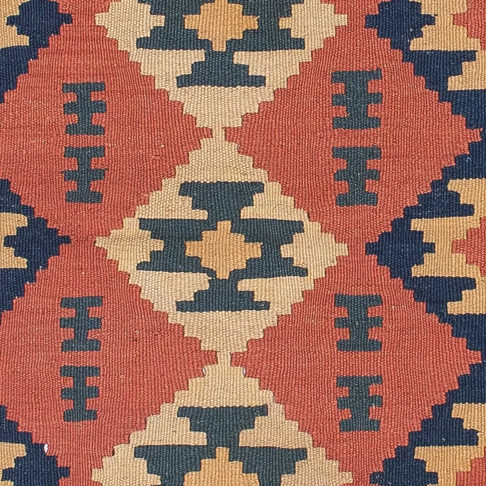 Dywan Kelim - Orientalny - 150 x 108 cm - rdza