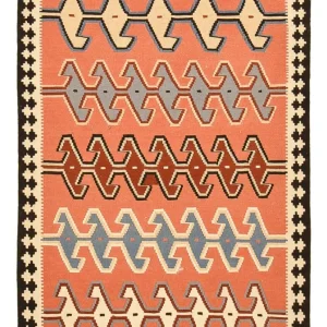 Dywan Kelim - Orientalny - 152 x 104 cm - wielokolorowy