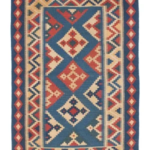 Dywan Kelim - Orientalny - 152 x 106 cm - wielokolorowy