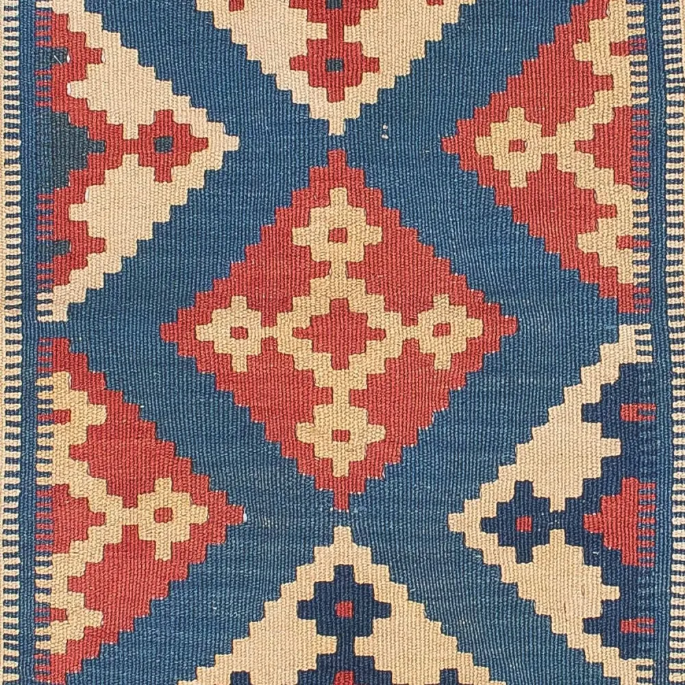 Dywan Kelim - Orientalny - 152 x 106 cm - wielokolorowy