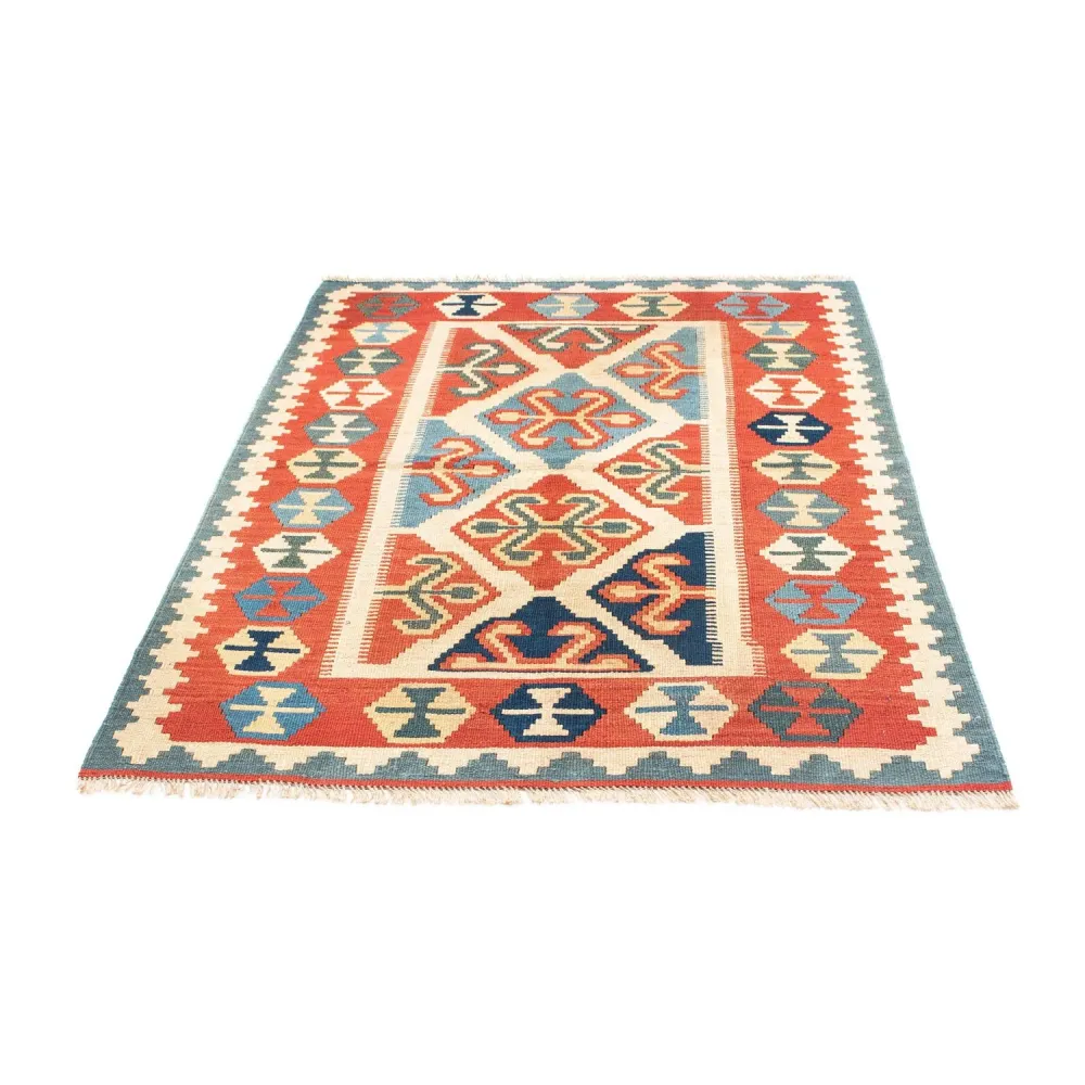 Dywan Kelim - Orientalny - 152 x 110 cm - czerwony