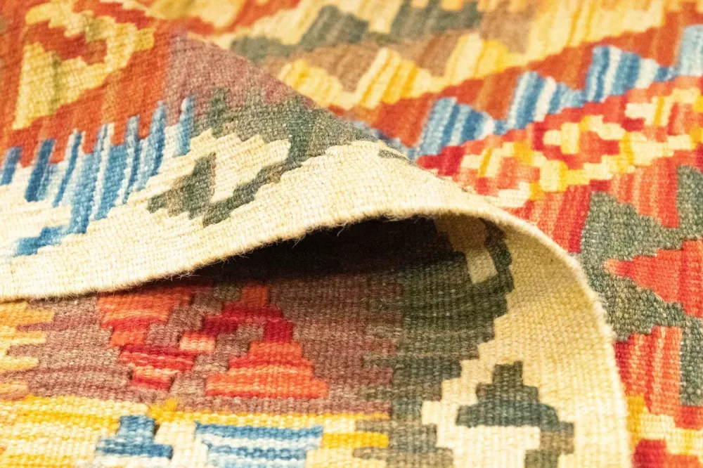 Dywan Kelim - Orientalny - 154 x 99 cm - wielokolorowy