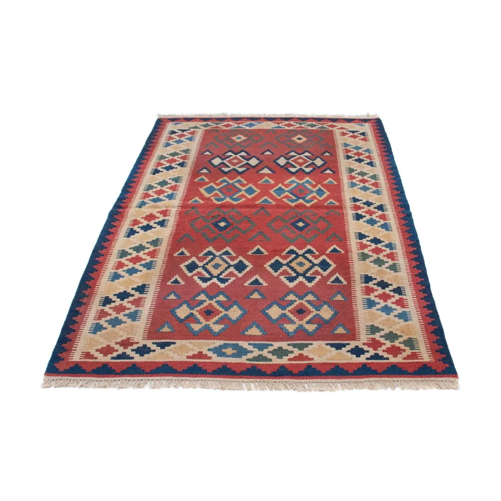 Dywan Kelim - Orientalny - 156 x 105 cm - ciemna czerwień