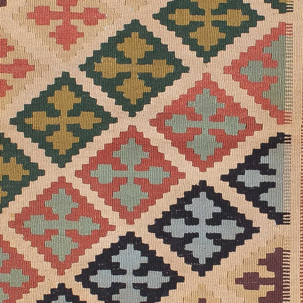 Dywan Kelim - Orientalny - 158 x 110 cm - wielokolorowy