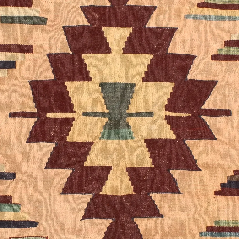 Dywan Kelim - Orientalny - 158 x 120 cm - jasnobrązowy