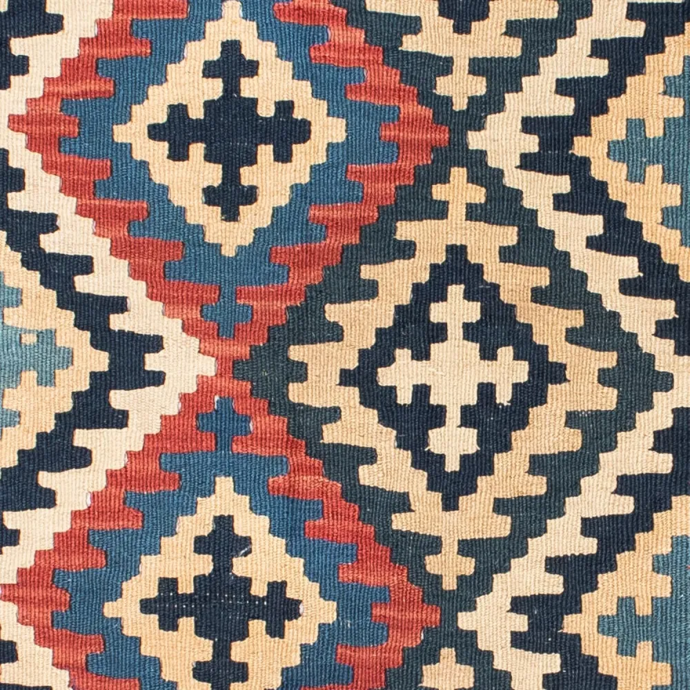 Dywan Kelim - Orientalny - 160 x 103 cm - niebieski