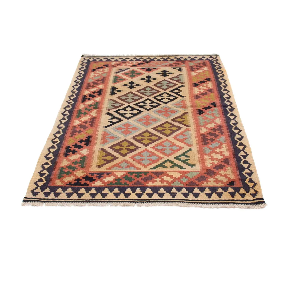 Dywan Kelim - Orientalny - 160 x 107 cm - wielokolorowy