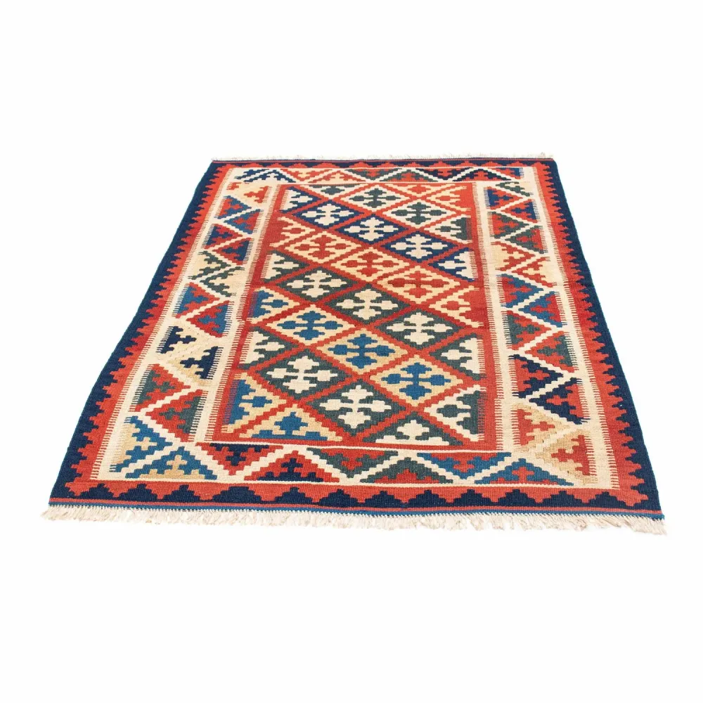 Dywan Kelim - Orientalny - 160 x 112 cm - czerwony