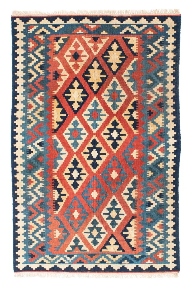 Dywan Kelim - Orientalny - 165 x 102 cm - czerwony