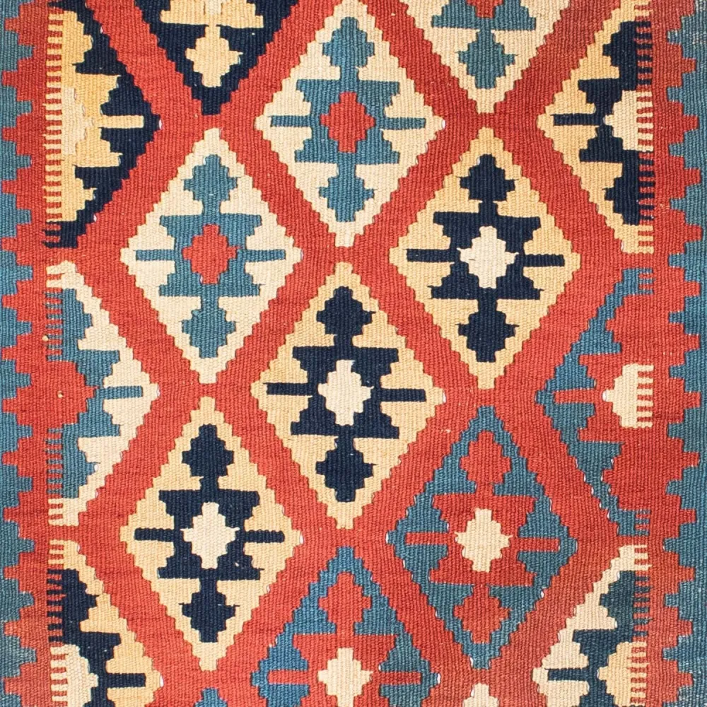 Dywan Kelim - Orientalny - 165 x 102 cm - czerwony