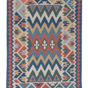Dywan Kelim - Orientalny - 168 x 116 cm - wielokolorowy