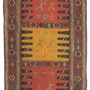 Dywan Kelim - Orientalny - 170 x 100 cm - wielokolorowy