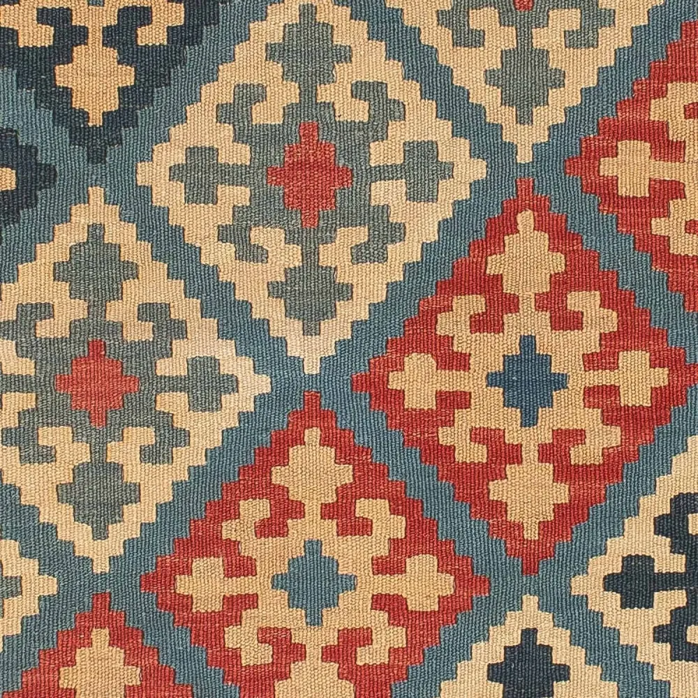 Dywan Kelim - Orientalny - 170 x 126 cm - wielokolorowy