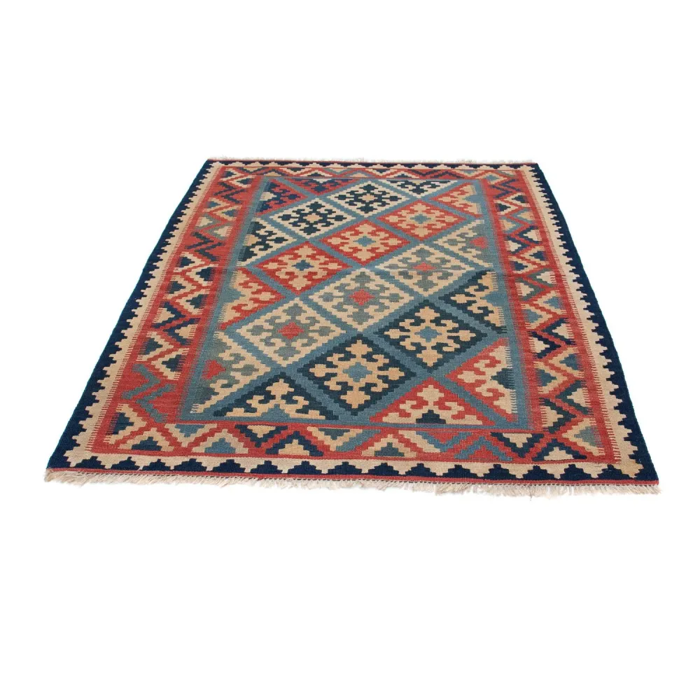 Dywan Kelim - Orientalny - 170 x 126 cm - wielokolorowy