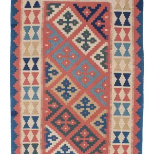 Dywan Kelim - Orientalny - 172 x 108 cm - wielokolorowy