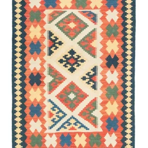 Dywan Kelim - Orientalny - 172 x 120 cm - pomarańczowy