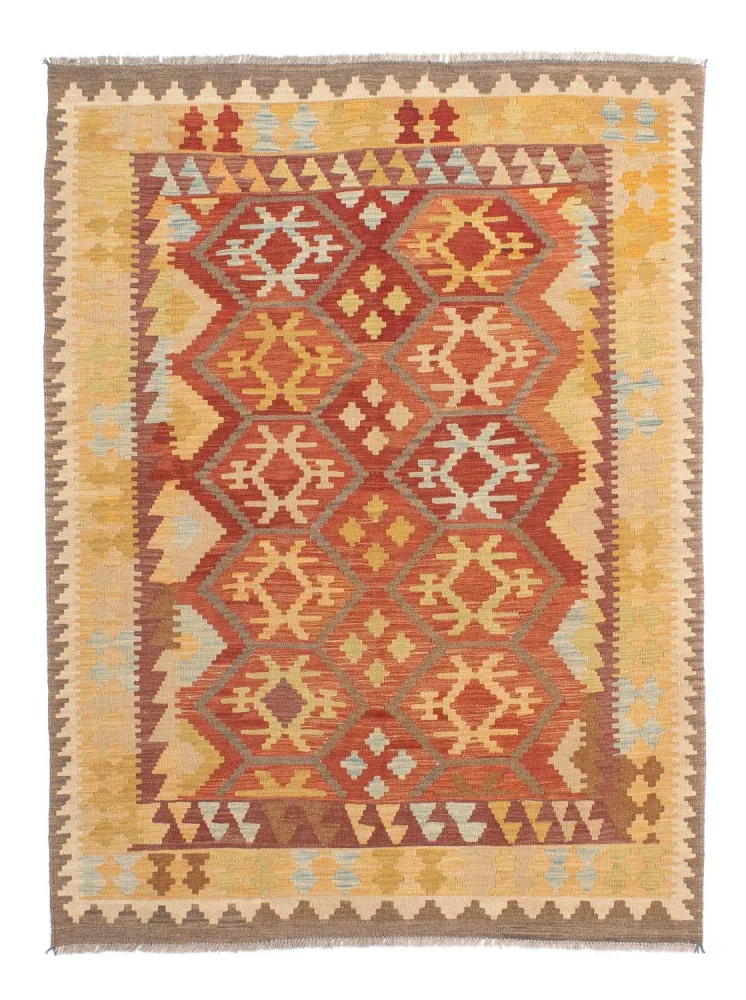 Dywan Kelim - Orientalny - 175 x 117 cm - niebieski