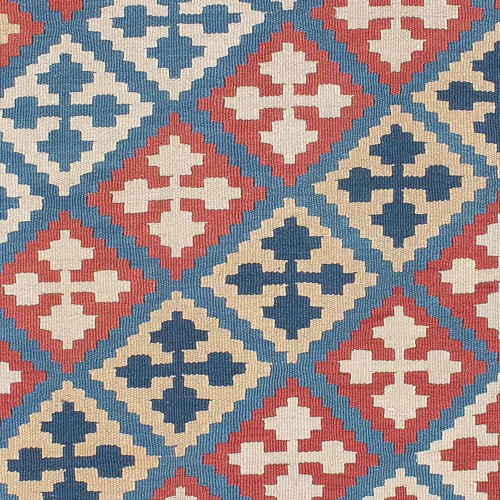 Dywan Kelim - Orientalny - 180 x 118 cm - niebieski