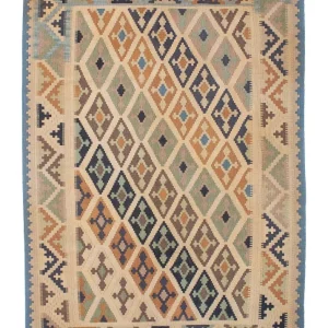 Dywan Kelim - Orientalny - 180 x 130 cm - wielokolorowy
