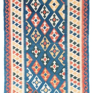 Dywan Kelim - Orientalny - 183 x 121 cm - beżowy