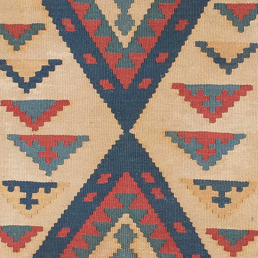 Dywan Kelim - Orientalny - 184 x 117 cm - jasnobrązowy