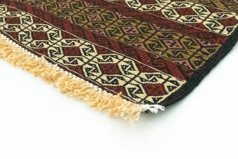 Dywan Kelim - Orientalny - 185 x 132 cm - wielokolorowy