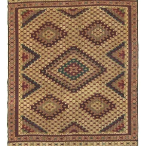 Dywan Kelim - Orientalny - 197 x 131 cm - wielokolorowy