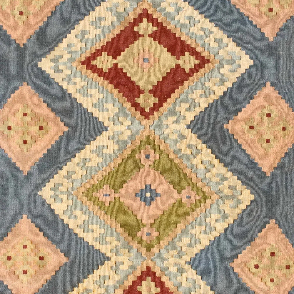Dywan Kelim - Orientalny - 200 x 130 cm - jasnoniebieski