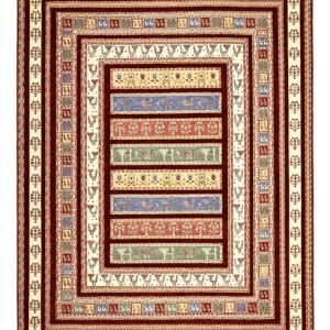 Dywan Kelim - Orientalny - 225 x 175 cm - wielokolorowy