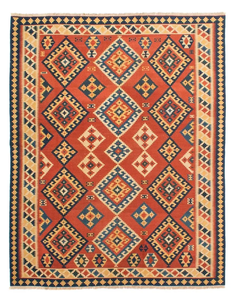 Dywan Kelim - Orientalny - 238 x 200 cm - wielokolorowy
