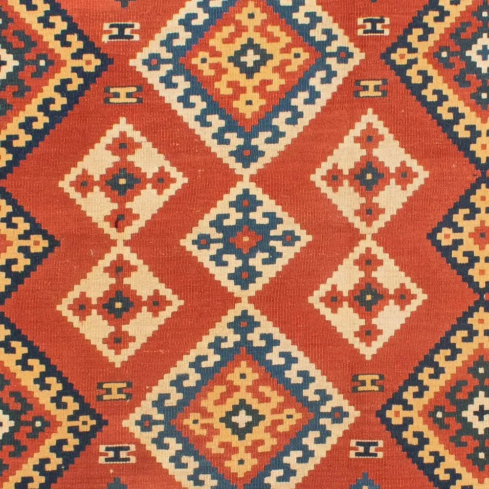 Dywan Kelim - Orientalny - 238 x 200 cm - wielokolorowy